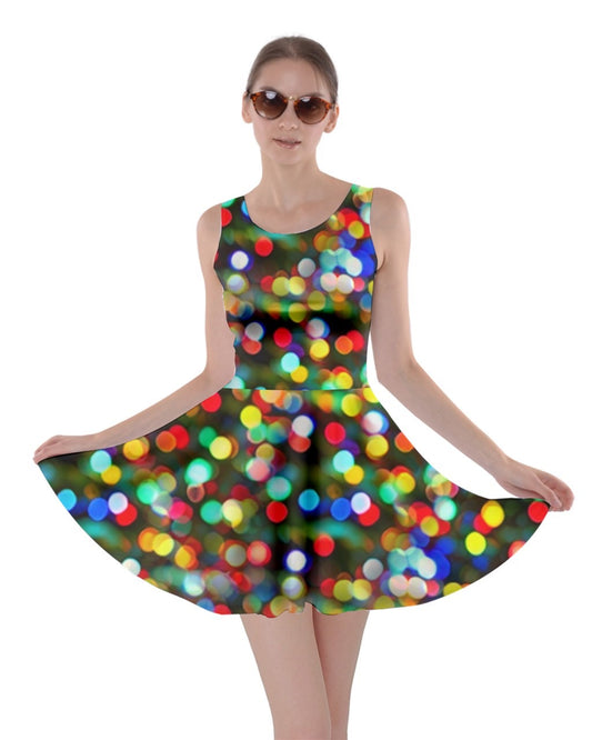 Christmas light - Skater Dress