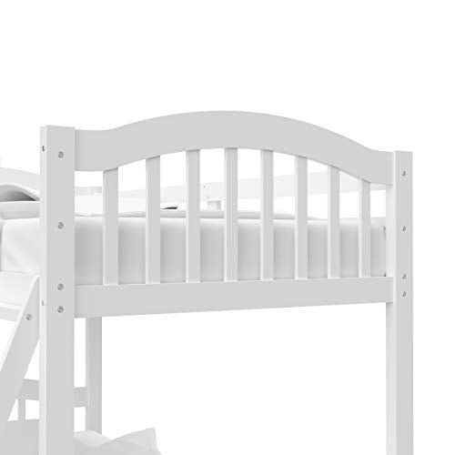 Storkcraft Long Horn Twin-Over-Twin Bunk Bed (Espresso) - GREENGUARD Gold Certified, Converts to 2 Individual Twin Beds