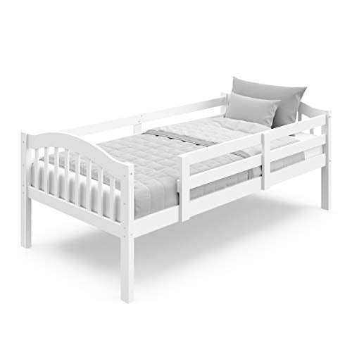 Storkcraft Long Horn Twin-Over-Twin Bunk Bed (Espresso) - GREENGUARD Gold Certified, Converts to 2 Individual Twin Beds