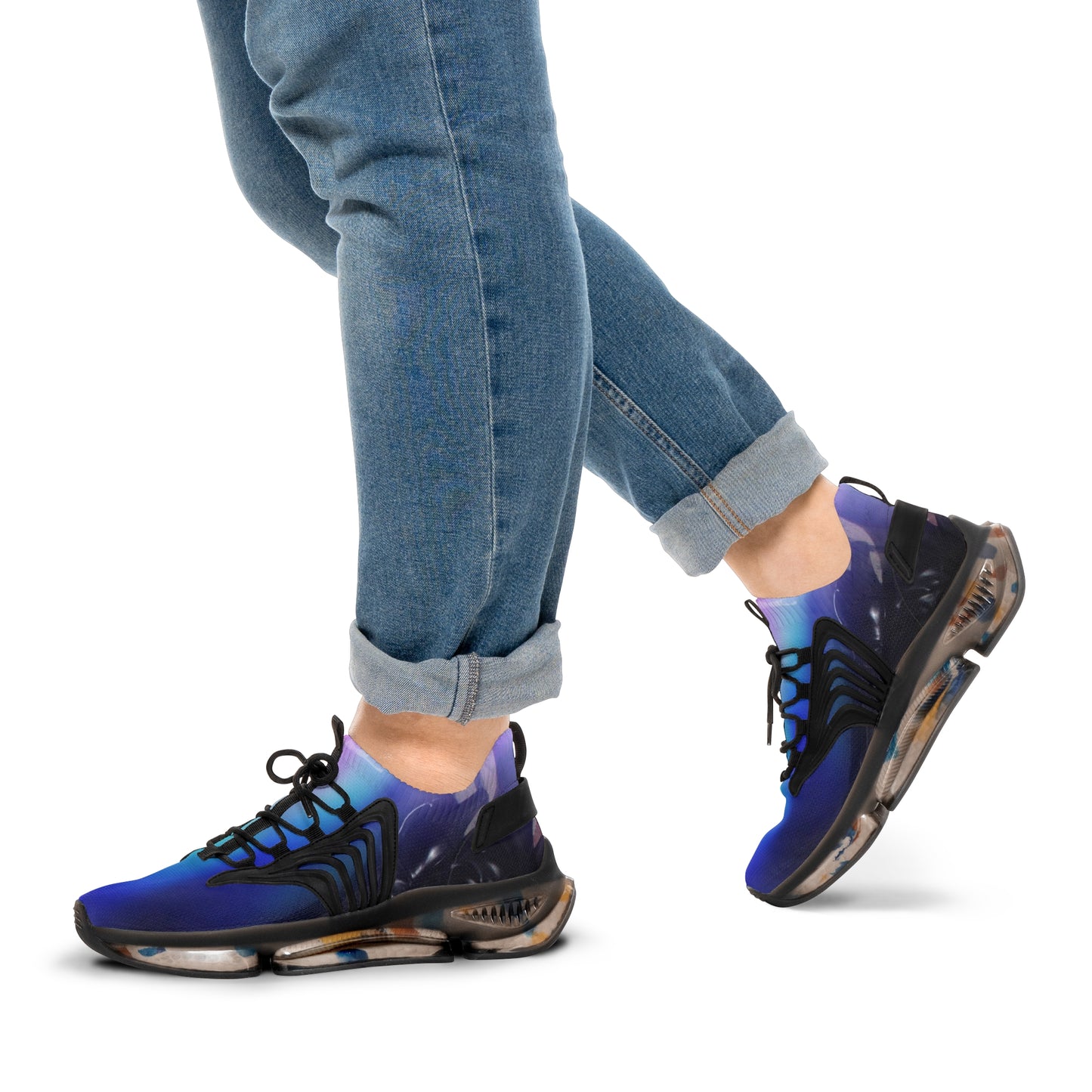 Men's Mesh Sports Sneakers / Blue sky