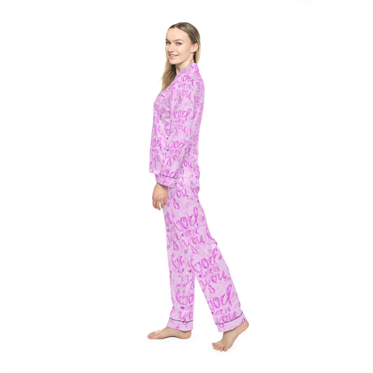 Women's Satin Pajamas (AOP) | God gave me you