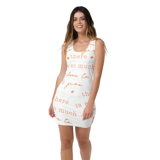 Fitted dress | Sublimation Cut & Sew Dress | there is so much love to give