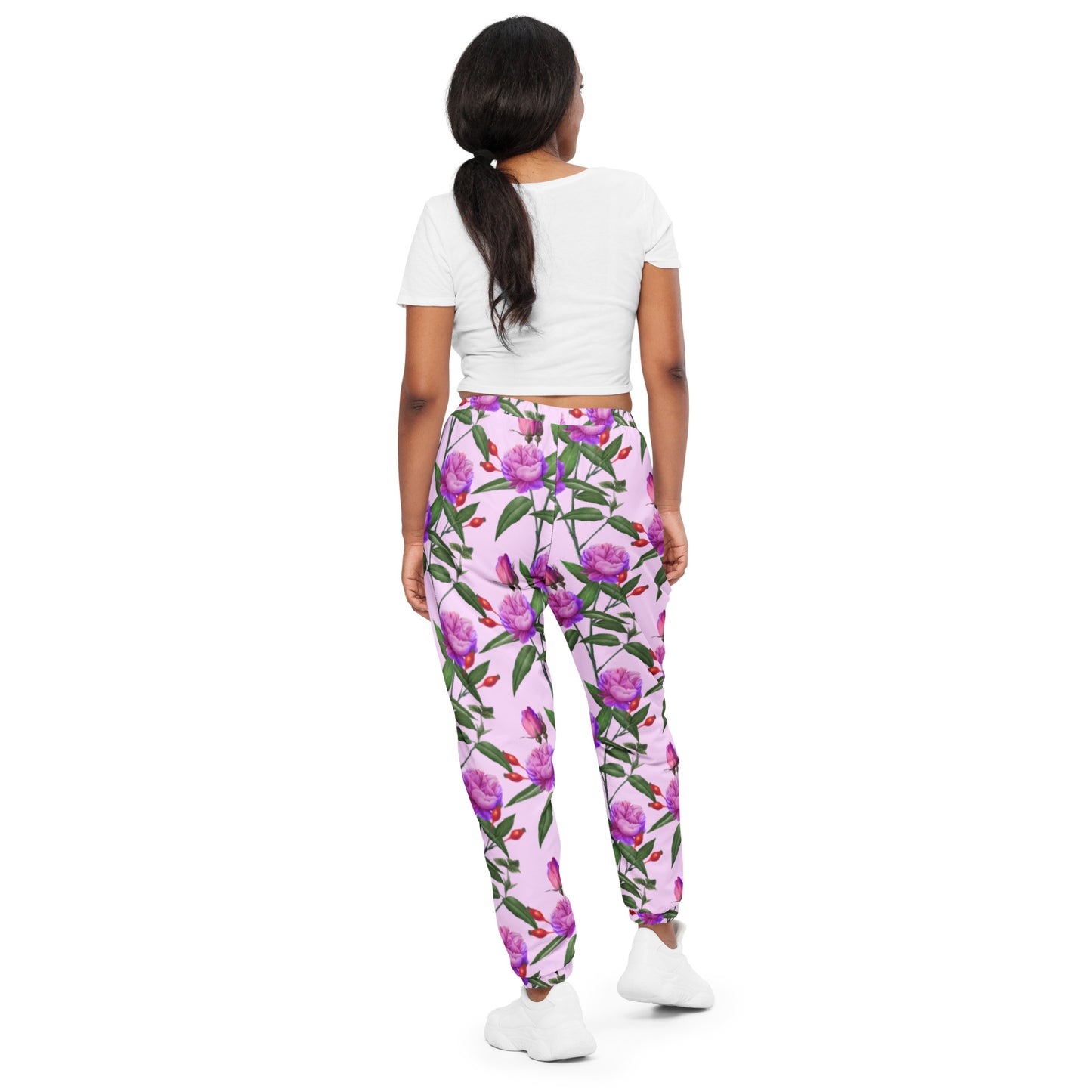 Modern style | Unisex track pants | flowers all season