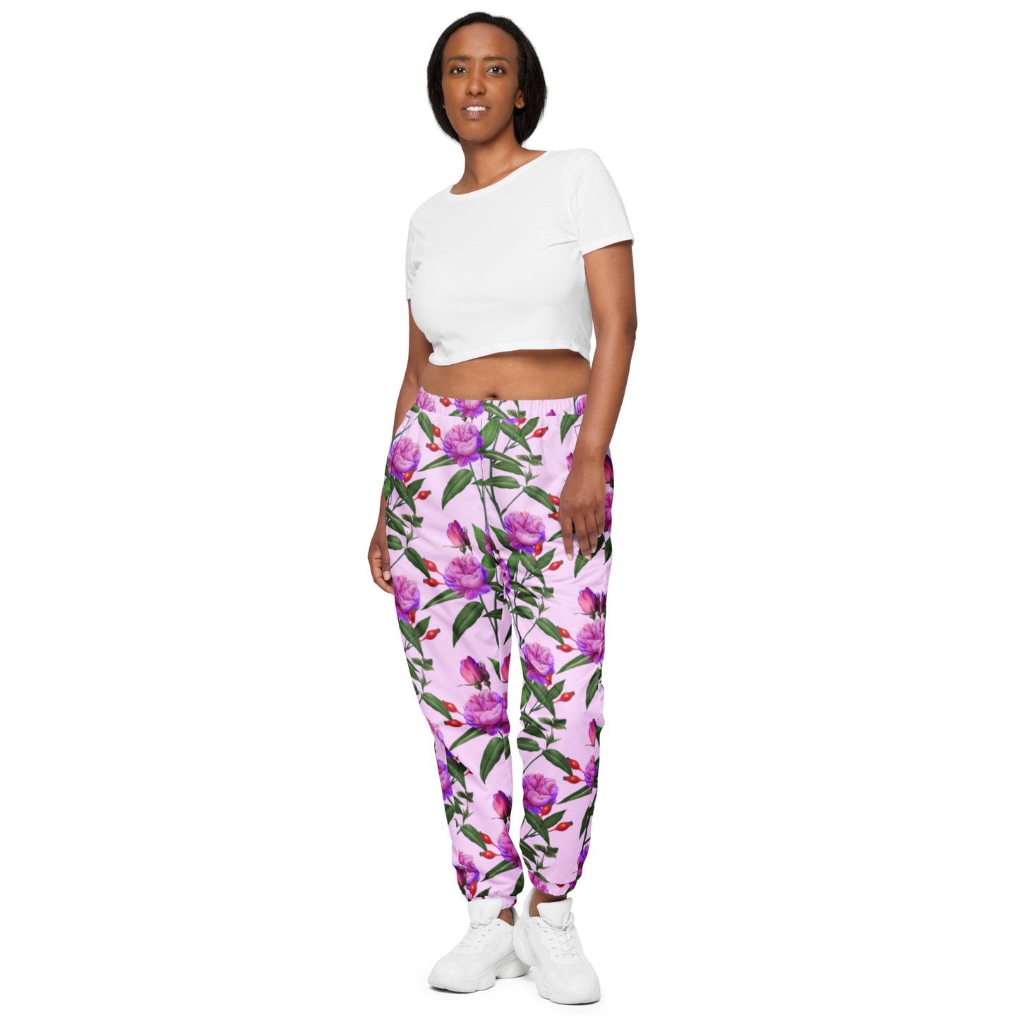 Modern style | Unisex track pants | flowers all season