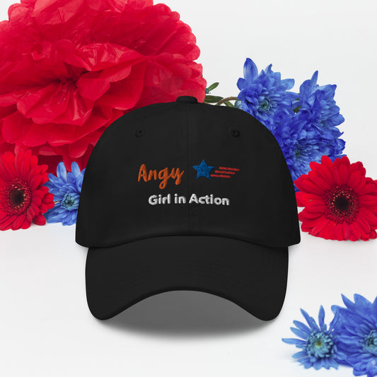 Dad hat | Angy Girl in action |