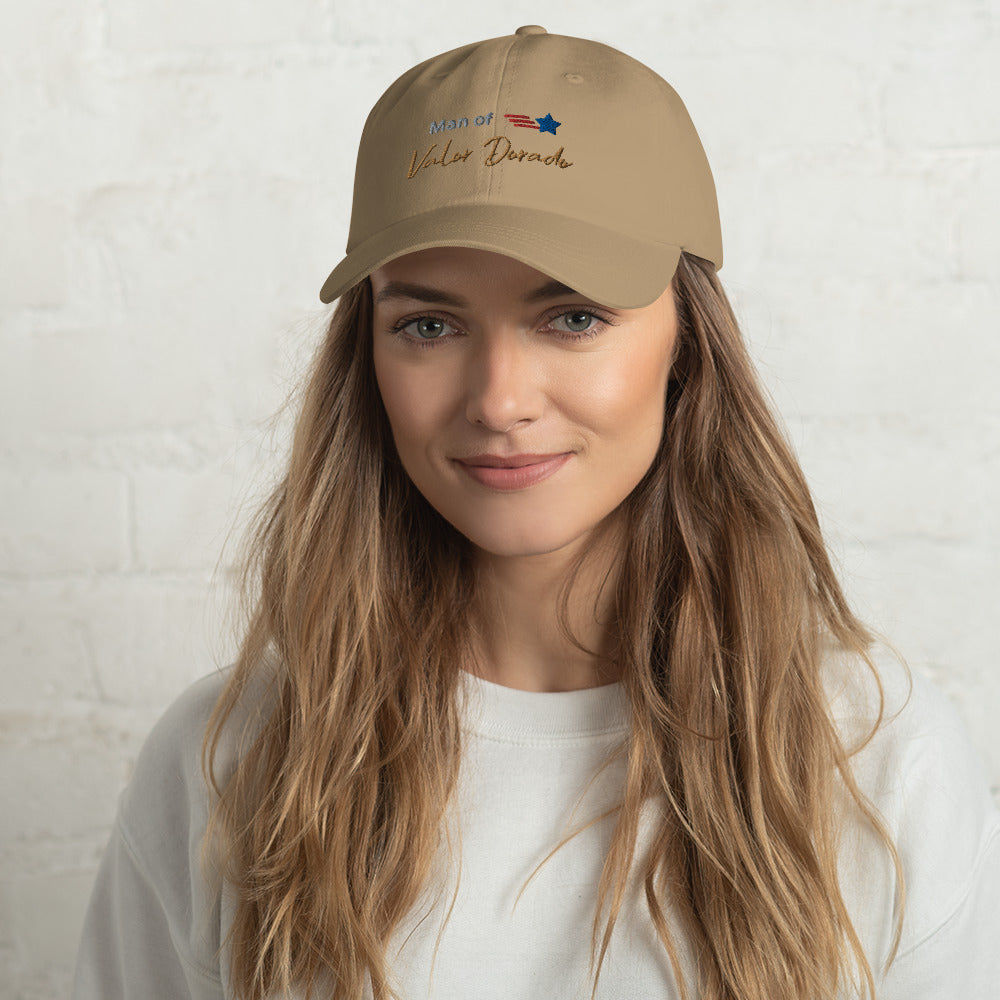 Dad hat | Man of valor dorado