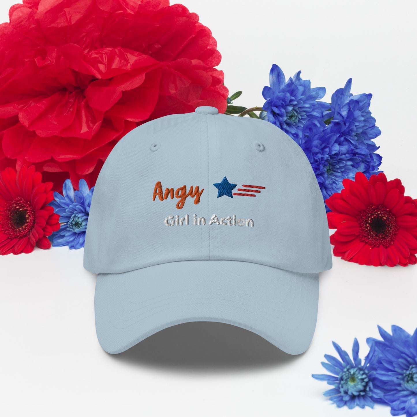 Dad hat | Angy Girl in action |