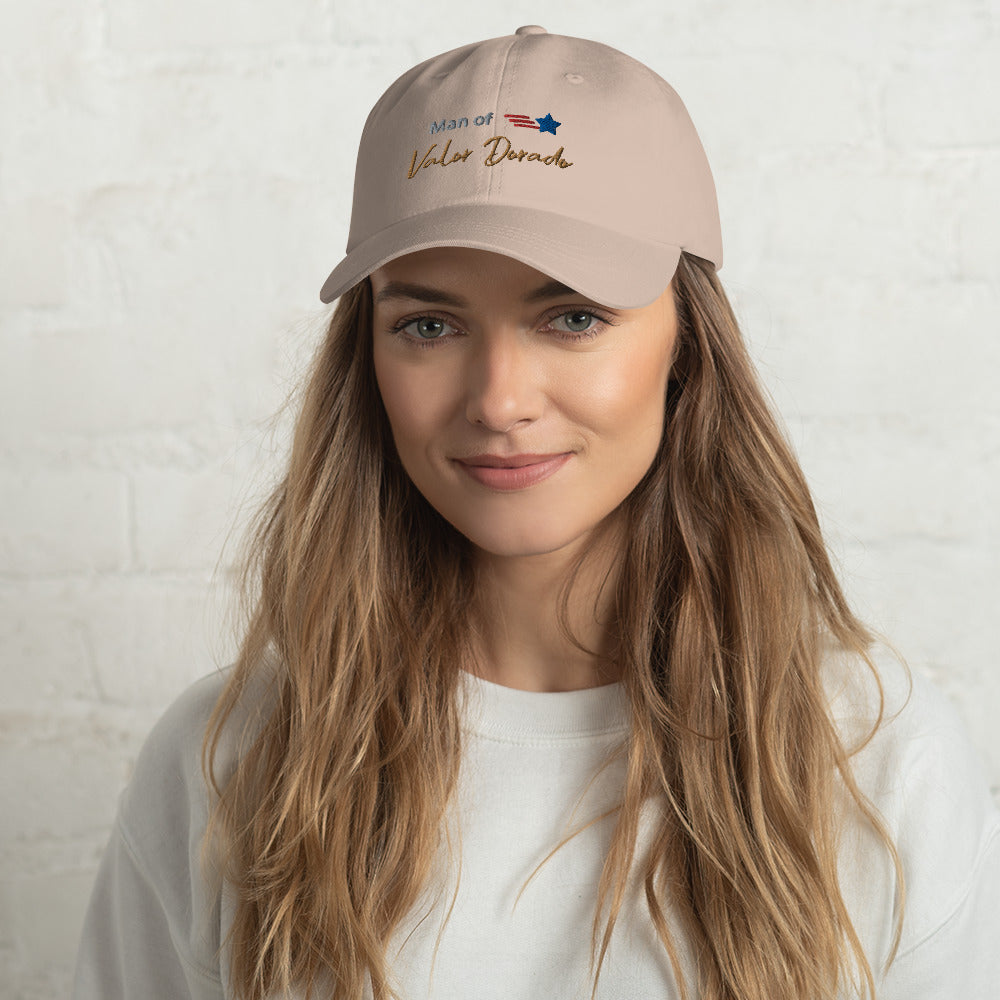 Dad hat | Man of valor dorado