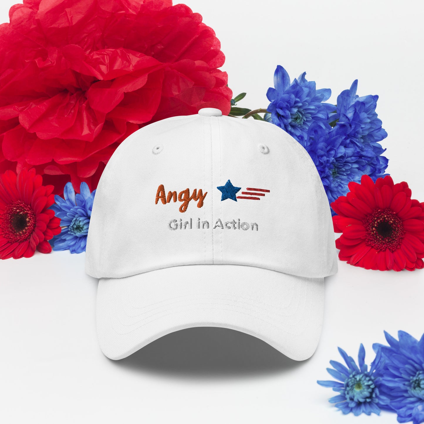 Dad hat | Angy Girl in action |