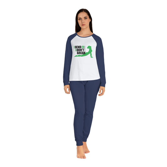 Women's Pajama Set | I bend so I don’t break |