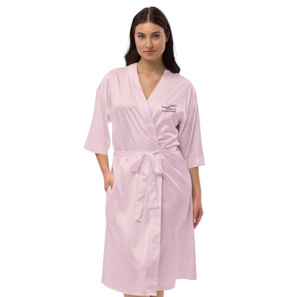 Unexpected love in Montauk - Satin robe