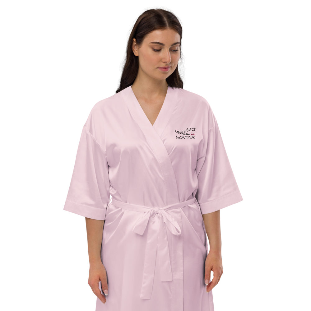 Unexpected love in Montauk - Satin robe